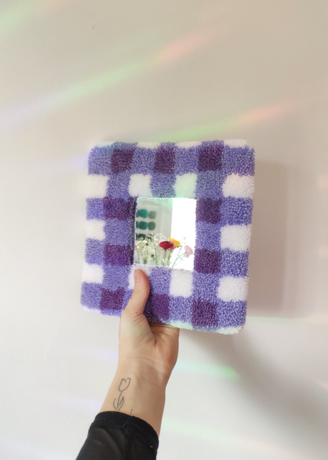 Miroir Vichy – 20×20 cm