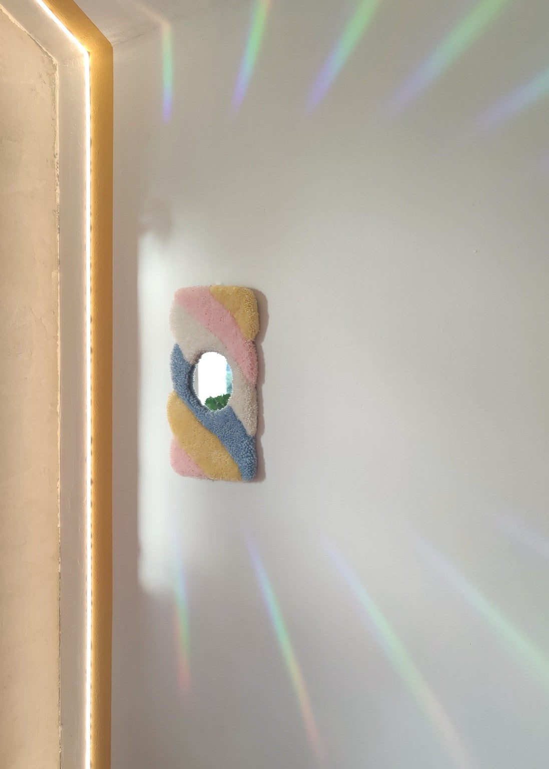 Miroir Guimauve – 25×15 cm